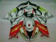 Best 2009-2012 White Red H. Energy Kawasaki ZX6R Motorcycle Fairings Kit Canada