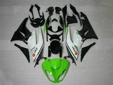 Best 2009-2012 Green Black White 25 Kawasaki ZX6R Bike Fairings Canada