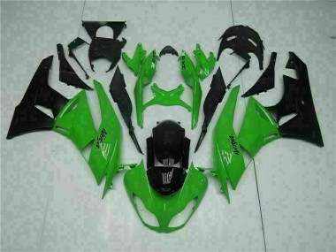 Best 2009-2012 Black Green Kawasaki ZX6R Motorcycle Bodywork Canada