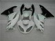 Best 2009-2012 White Black Kawasaki ZX6R Motorcycle Fairings Kits Canada