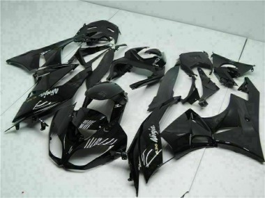 Best 2009-2012 Black White Ninja 636 Kawasaki ZX6R Moto Fairings Canada