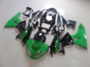 Best 2009-2012 Green and Black Kawasaki ZX6R Motorcycle Bodywork Canada