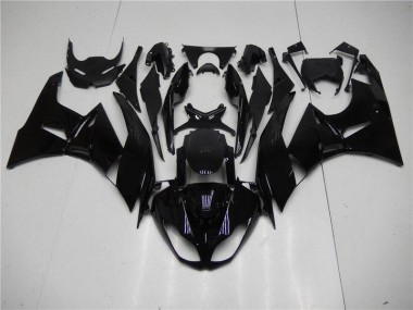 Best 2009-2012 Glossy Black Kawasaki ZX6R Motorbike Fairing Canada