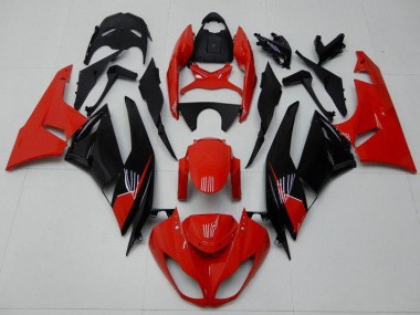 Best 2009-2012 Red Black Kawasaki ZX6R Bike Fairings Canada