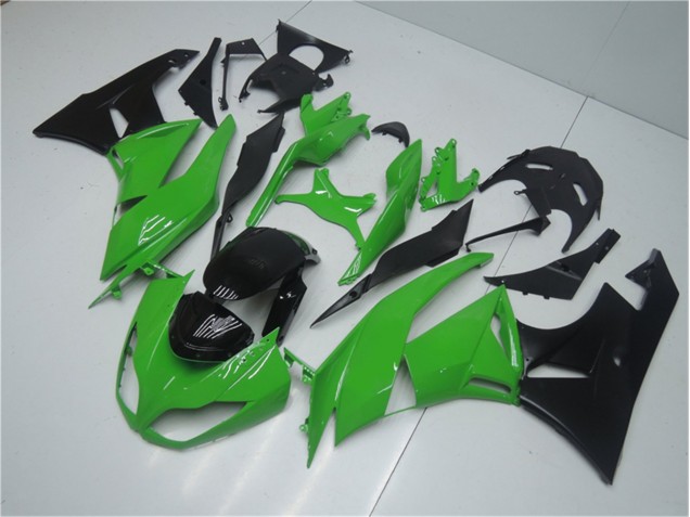 Best 2009-2012 Green Black Kawasaki ZX6R Replacement Motorcycle Fairings Canada