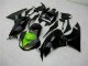 Best 2009-2012 Black Green Kawasaki ZX6R Moto Fairings Canada