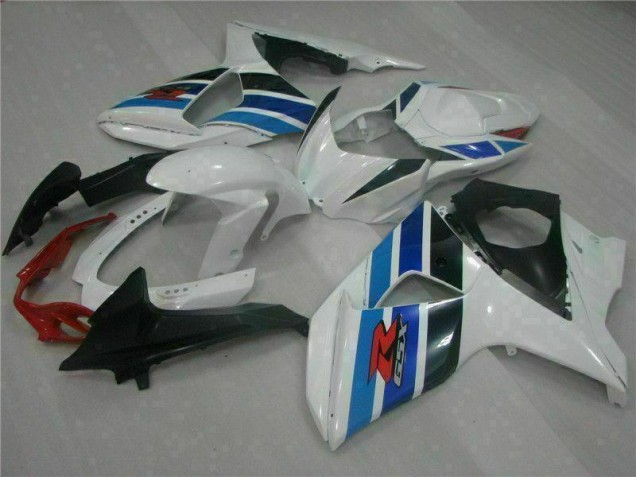 Best 2009-2016 White Suzuki GSXR1000 Motorcycle Fairings Canada