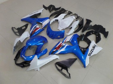 Best 2009-2016 Blue White Suzuki GSXR 1000 K9 Motorcyle Fairings Canada