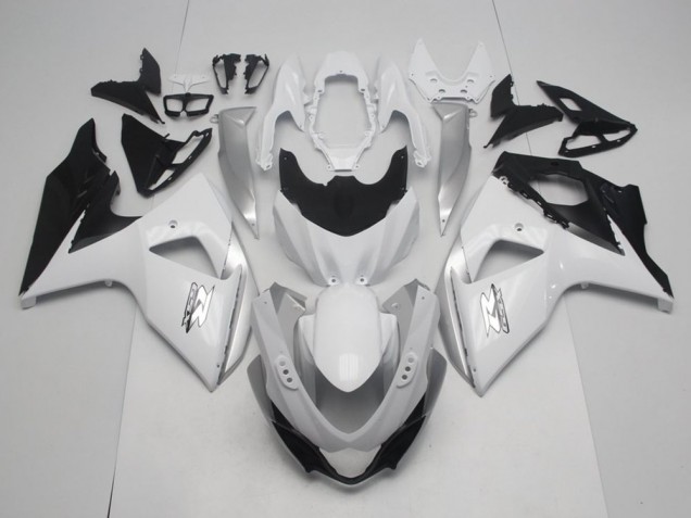 Best 2009-2016 White OEM Style Suzuki GSXR 1000 K9 Bike Fairings Canada