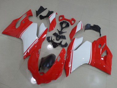 Best 2011-2014 Red White Ducati 1199 Motorbike Fairing Canada