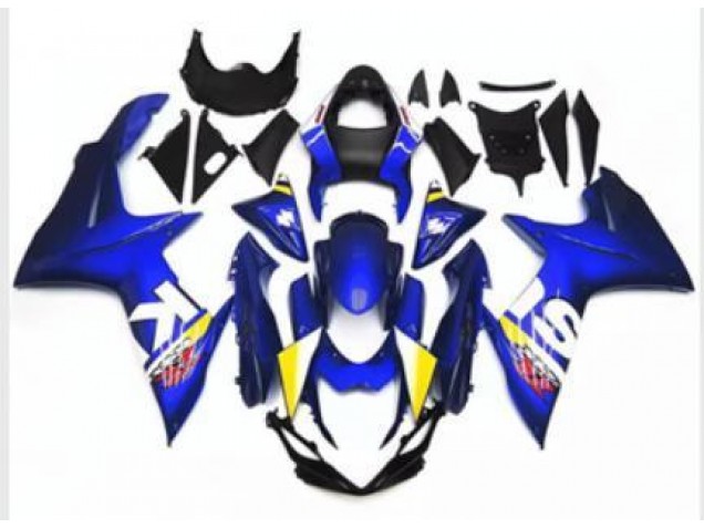 Best 2011-2021 Blue White Suzuki GSXR 600/750 Moto Fairings Canada