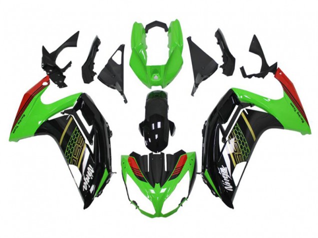 Best 2012-2016 Green Black Kawasaki EX650 Motorbike Fairing Canada