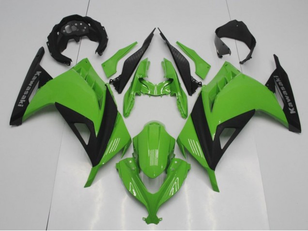 Best 2013-2016 OEM Style Green Kawasaki ZX300R Motorcycle Fairing Kit Canada