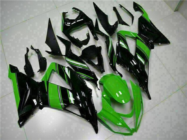 Best 2013-2018 Black Green Kawasaki ZX6R Motor Fairings Canada