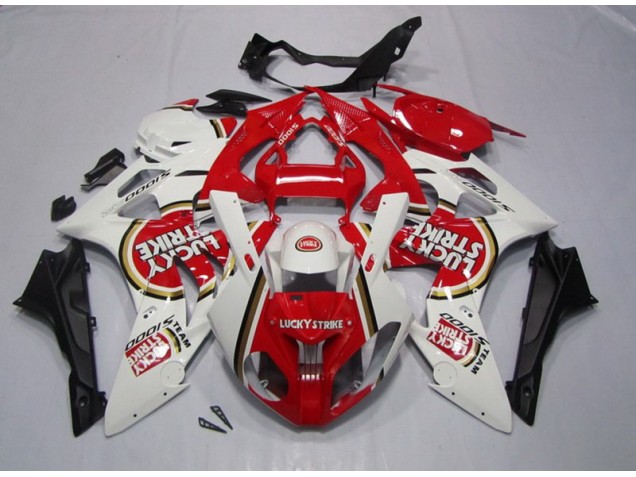 Best 2009-2014 Red White Lucky Strike BMW S1000RR Motorbike Fairing Canada