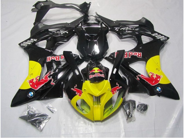 Best 2009-2014 Yellow Black RedBull BMW S1000RR Motorbike Fairing Kits Canada