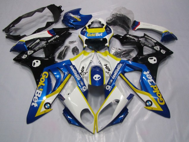 Best 2009-2014 Blue White GoldBet BMW S1000RR Motorcycle Replacement Fairings Canada