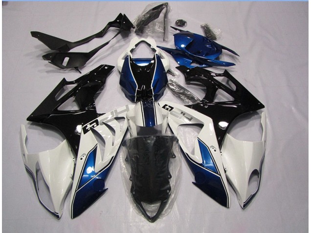 Best 2009-2014 White Blue BMW S1000RR Replacement Fairings Canada