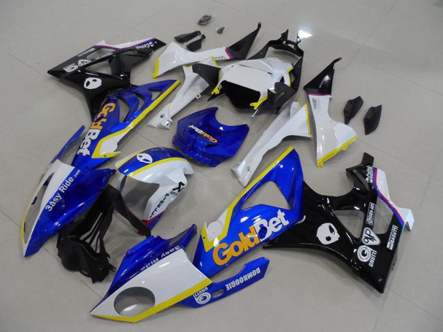 Best 2009-2014 Blue White GoldBet BMW S1000RR Motorcycle Fairings Canada