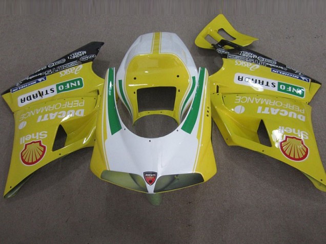 Best 1993-2005 Yellow Shell Info Strrda Ducati 748 Motorbike Fairing Canada