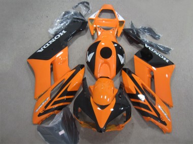 Best 2004-2005 Black Orange Honda CBR1000RR Motorbike Fairing Kits Canada