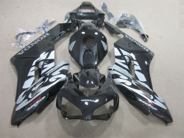 Best 2004-2005 Black Silver Honda CBR1000RR Motorcycle Fairings Kits Canada