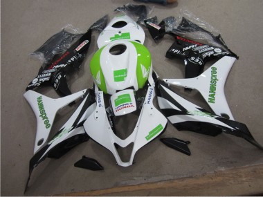 Best 2004-2005 White Green Hannspree Honda CBR1000RR Motorcycle Fairing Kit Canada