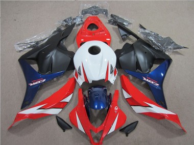 Best 2009-2012 White Red Blue Honda CBR600RR Motorcycle Fairings Kits Canada