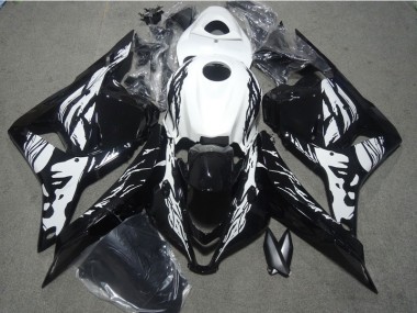 Best 2009-2012 Black White Honda CBR600RR Bike Fairing Canada