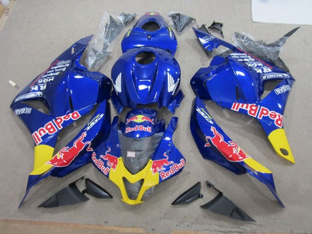 Best 2009-2012 Blue Red Bull Honda CBR600RR Replacement Motorcycle Fairings Canada