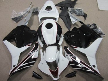 Best 2009-2012 Black White Honda CBR600RR Motorcycle Fairings Canada