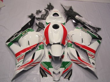 Best 2009-2012 White Green Red Honda CBR600RR Bike Fairings Canada