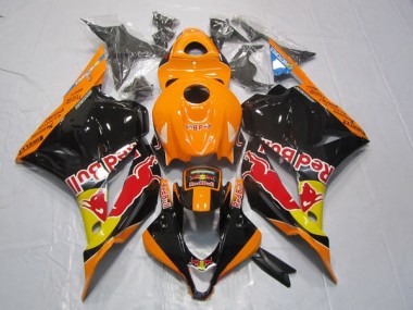 Best 2009-2012 Black Orange Red Bull Honda CBR600RR Bike Fairing Canada