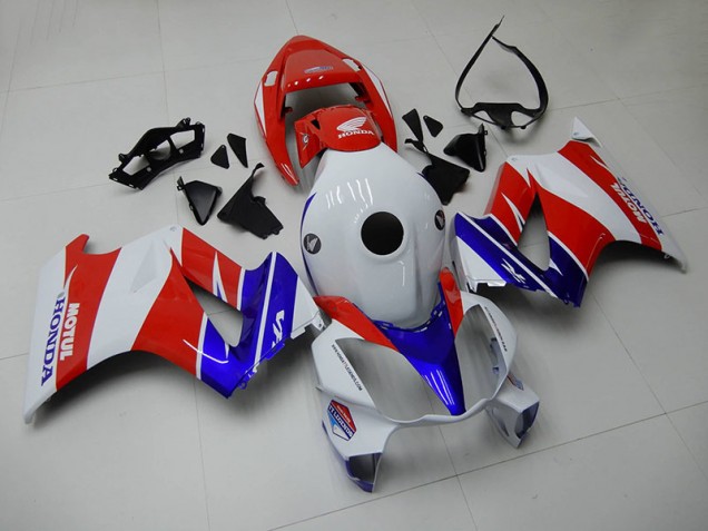 Best 2002-2013 Blue White Red Honda VFR800 Moto Fairings Canada