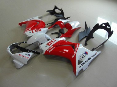 Best 2008-2012 Red White BEET Kawasaki ZX250R Motor Fairings Canada