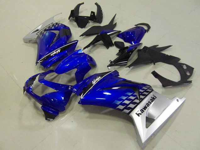 Best 2008-2012 Blue Kawasaki ZX250R Motorcycle Fairings Canada