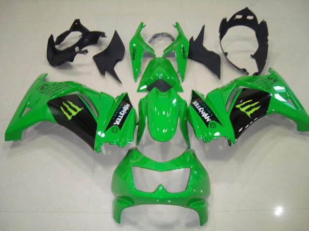 Best 2008-2012 Green Monster Kawasaki ZX250R Motorcycle Fairing Kit Canada