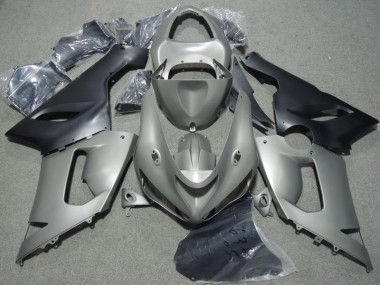 Best 2005-2006 Grey Black Kawasaki ZX6R Motorcycle Bodywork Canada