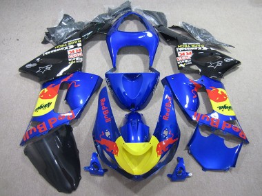 Best 2005-2006 Blue Red Bull Ninja Kawasaki ZX6R Motorcycle Fairing Kit Canada