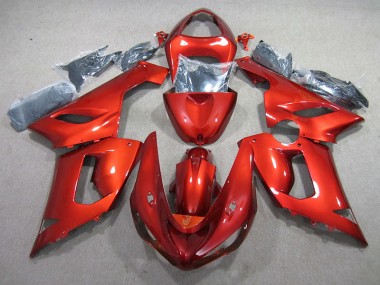 Best 2005-2006 Orange Kawasaki ZX6R Motor Fairings Canada