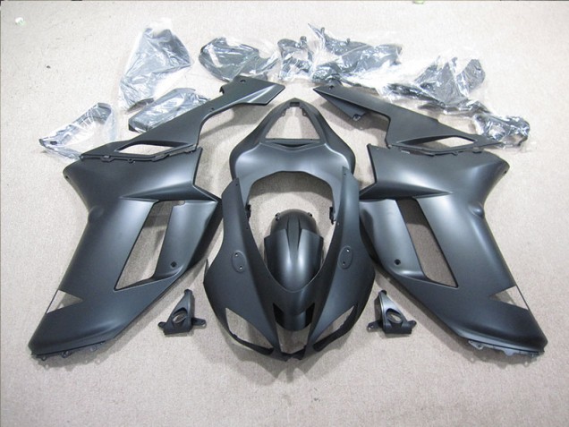 Best 2007-2008 Black Kawasaki ZX6R Motorcycle Fairings Canada