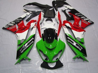 Best 2009-2012 Green Red Kawasaki ZX6R Motorcylce Fairings Canada