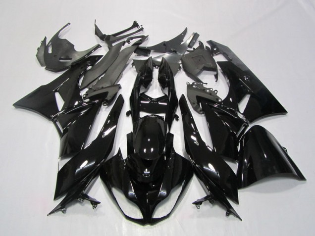 Best 2009-2012 Black Kawasaki ZX6R Motorcycle Fairings Canada