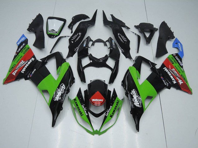 Best 2013-2018 Black Green Red Motocard Kawasaki ZX6R Motorcycle Fairing Kit Canada