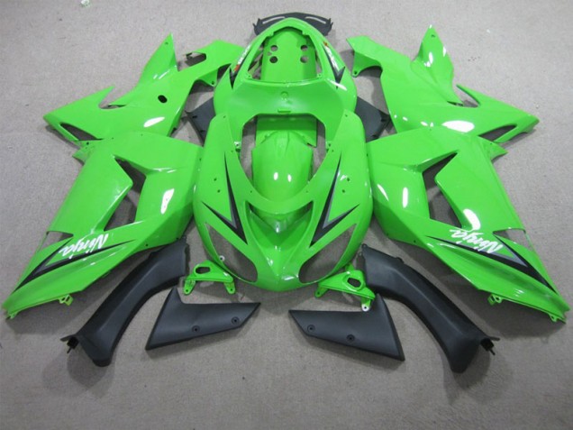 Best 2013-2018 Green Kawasaki ZX6R Moto Fairings Canada