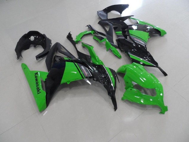 Best 2013-2016 Black Green Kawasaki ZX300R Motorcycle Replacement Fairings Canada