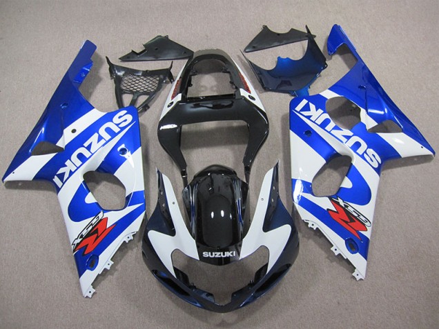 Best 2000-2002 Blue White Decal Suzuki GSXR1000 Replacement Fairings Canada