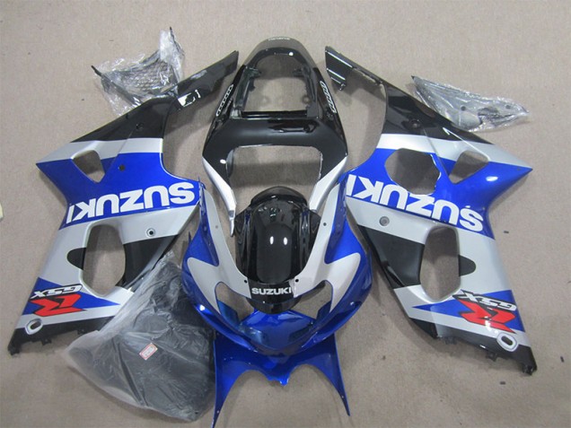 Best 2000-2002 Blue White Decal Suzuki GSXR1000 Motorcycle Fairings Canada