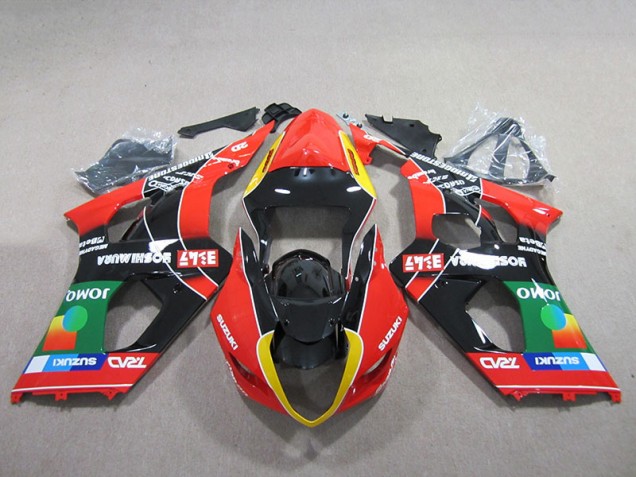 Best 2003-2004 Red Green Black Suzuki GSXR1000 Bike Fairing Canada