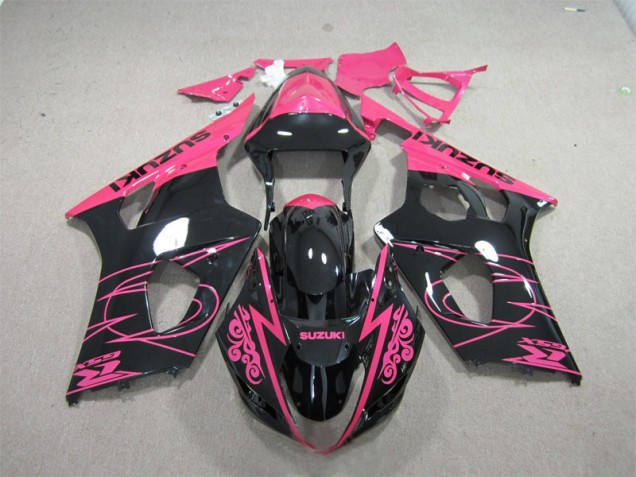 Best 2003-2004 Pink Black Suzuki GSXR1000 Bike Fairing Kit Canada